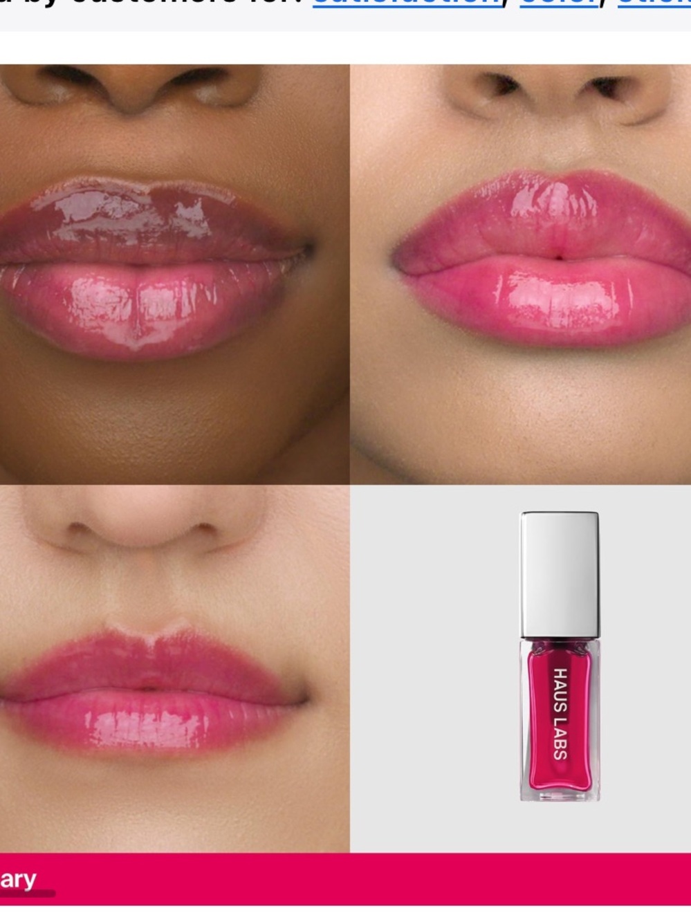 Primary Haus Labs phd hybrid plumping lip oil